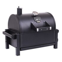 Cast iron charcoal on sale grill and smoker